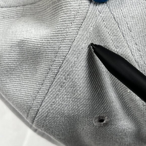 New Era Detroit Lions 59Fifty Fitted Hat Sz 7 Gray Blue Cap NFL Football Men - Picture 4 of 13